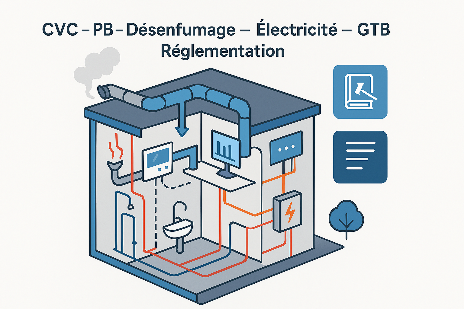 BatiTools — CVC PB Désenfumage Électricité GTB